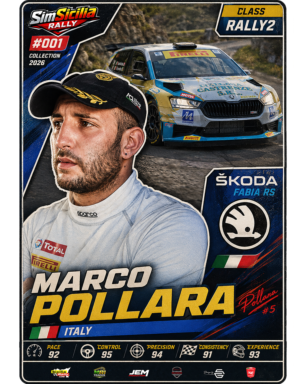 Card ufficiale di Marco Pollara